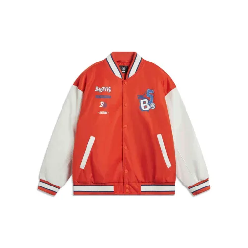 LiNing Basketball Collection Puffer Jacket Men's China Pink Orange Ivory
