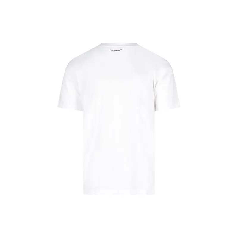 OFF WHITE T Shirts Men White-1