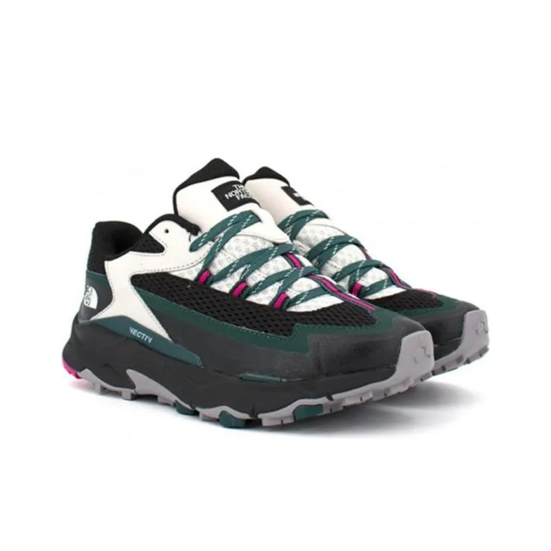 THE NORTH FACE Anti Slip Wear Resistant Low Top Trekking Shoes Women's Black Green-2