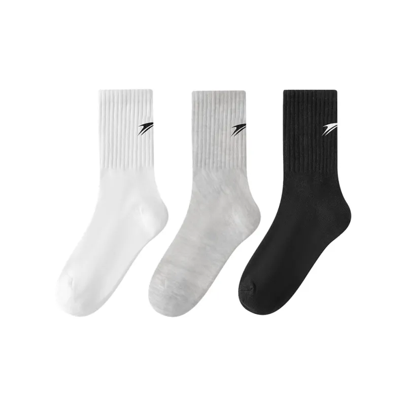 Kinglake Spring And Autumn Mid Calf Socks Unisex 3 Pack-5