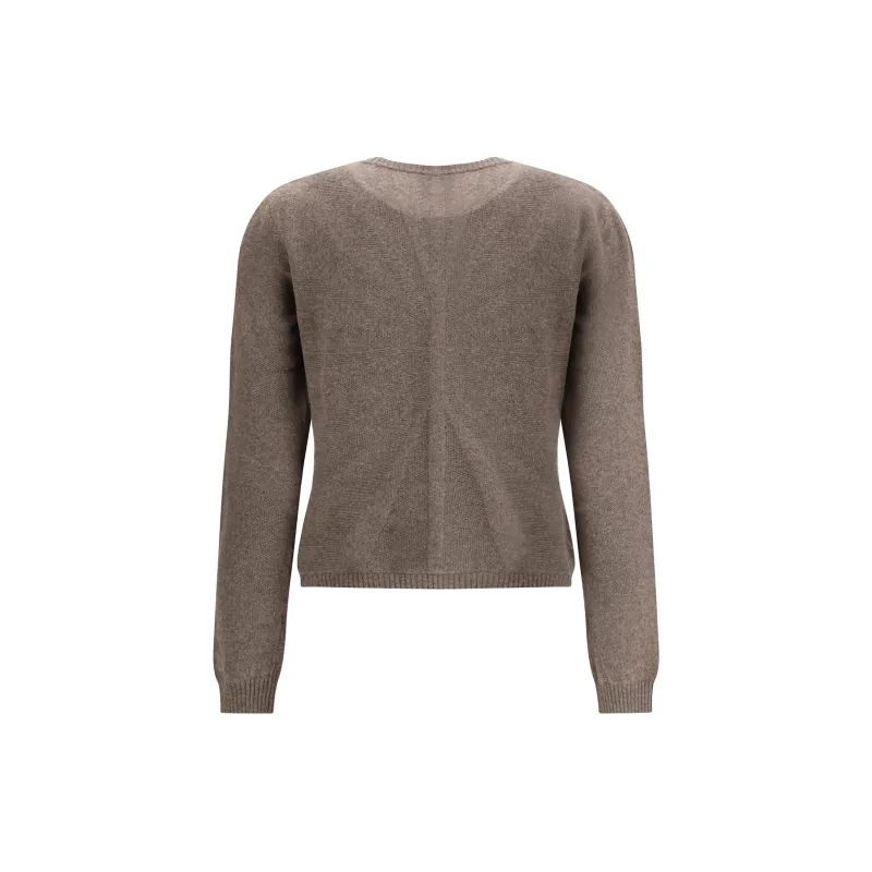 Moncler X Rick Owens Biker Round Neck Sweater 'Dust'-1