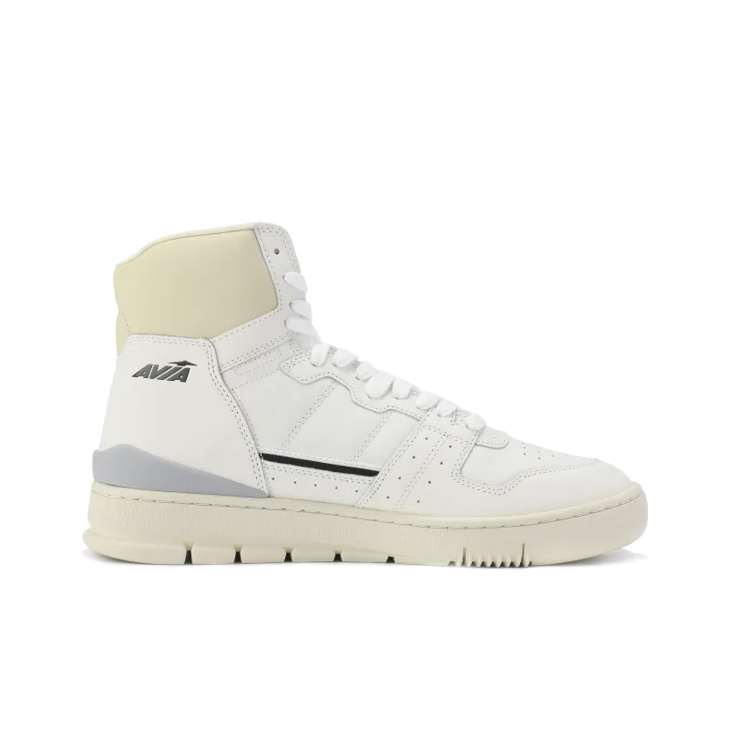 AVIA 830 Series Wear-Resistant High-Top Vintage Basketball Shoes Men's White-1