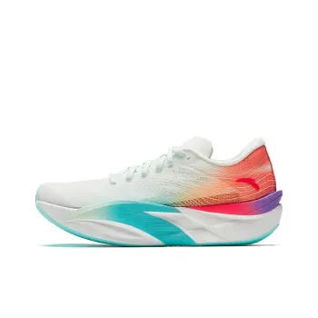 Anta C202 6.0 Non slip Breathable And Wear resistant Low Top Casual Running Shoes Women's White Green Orange