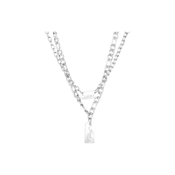 LILY&LOTTY Titanium Steel Necklaces Unisex