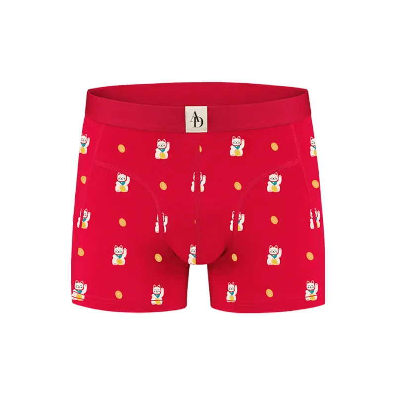 A damunderwear Underpants Men's 1 Pack Prosperity Cat-0