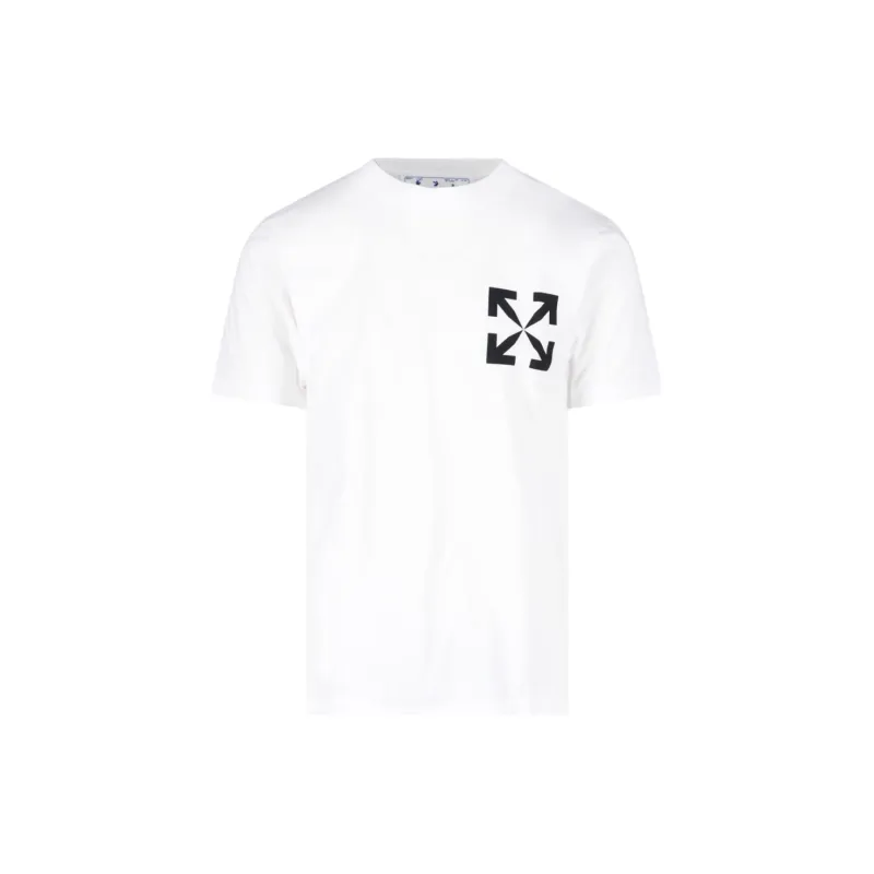 OFF WHITE T Shirts Men White-0