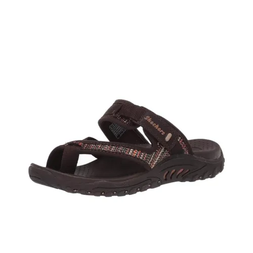 Skechers Abrasion-Resistant Slip-Resistant Flip Flops Women's Brown