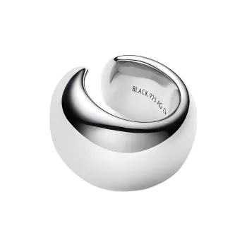 Maria Black Recycled Sterling Silver Clip-On Earrings Women's Silver