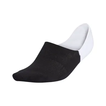 Adidas No Show Socks Unisex 1 Pack Black White