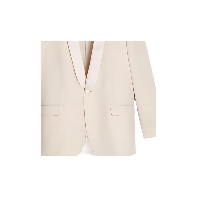 CELINE Business Suits Women's Gray White-3