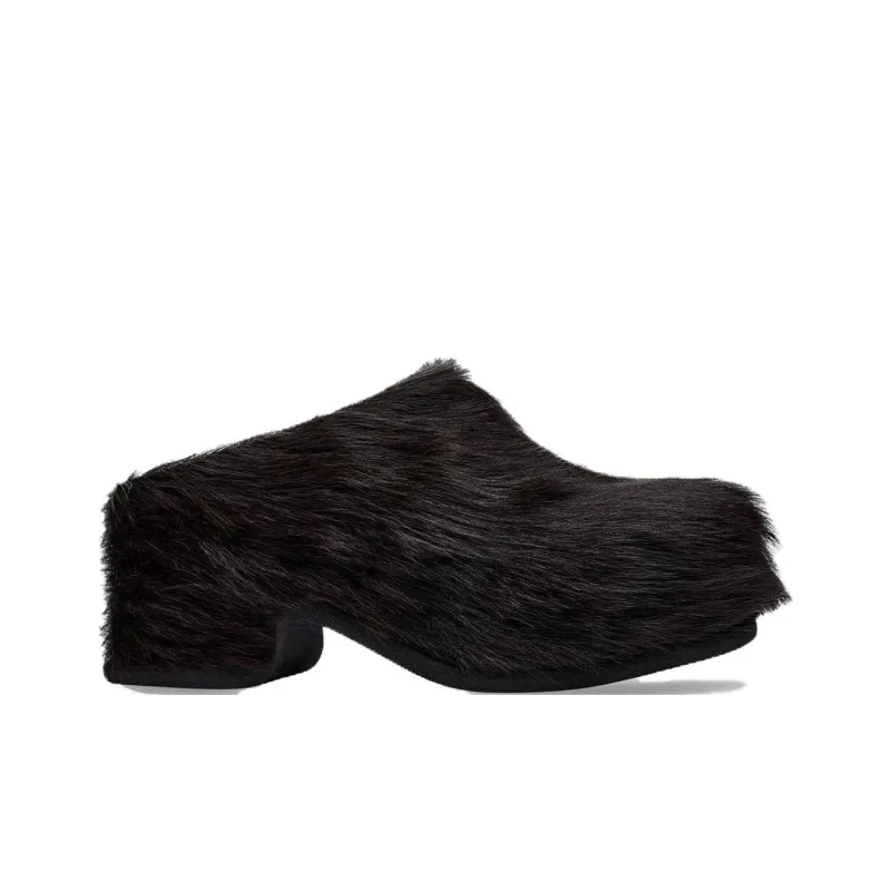 DRIES VAN NOTEN Wrap-toe Slippers Women's Dark Brown-1