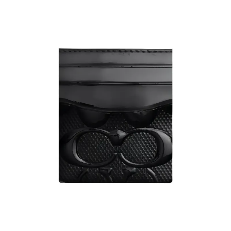 COACH Patent Leather Card Holder Mini Women's Black-4