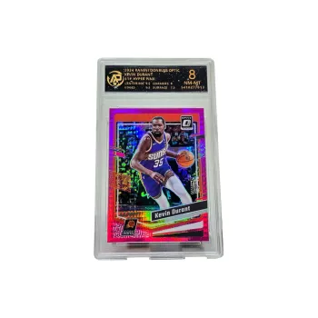 PANINI KD Player Card, Durex Collection, Pink Folded Full Screen Pulse, Multicolor Holographic Card Graded Cards 1 Pc