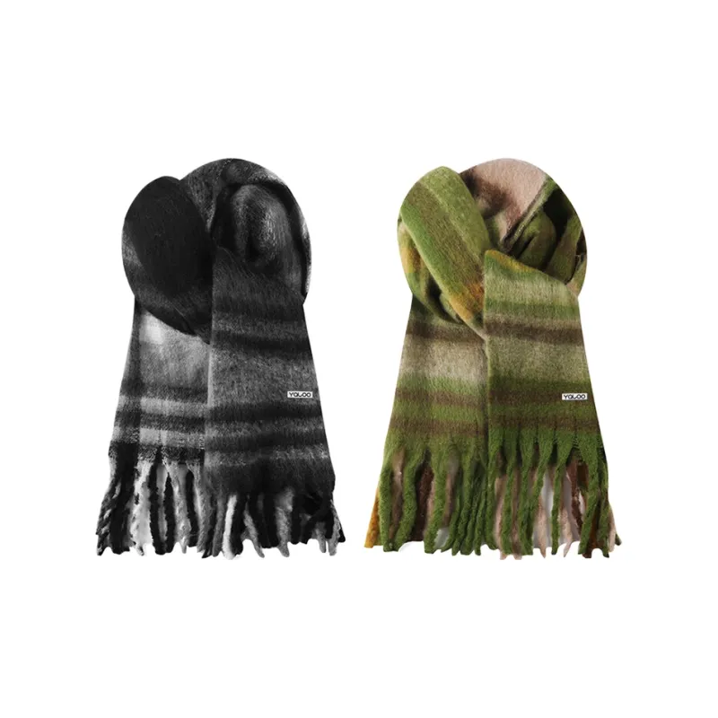 Yalu Polyester Knit Scarves Unisex Gift Box Set-7