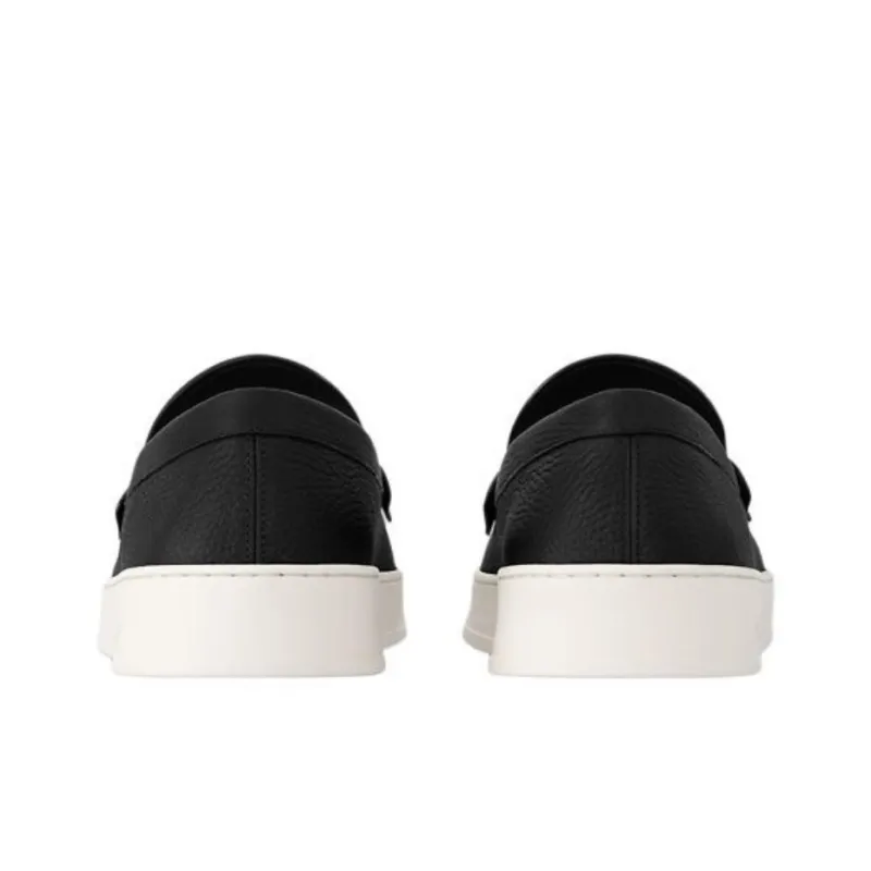 LOUIS VUITTON Resort Loafers Men's Black-4