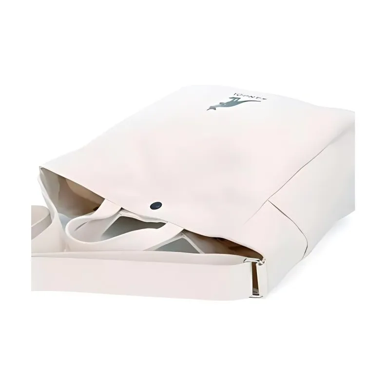 KANGOL Canvas Tote Bag Shopping Bag Shoulder Bag Crossbody Bag Handbag Regular Unisex White-3