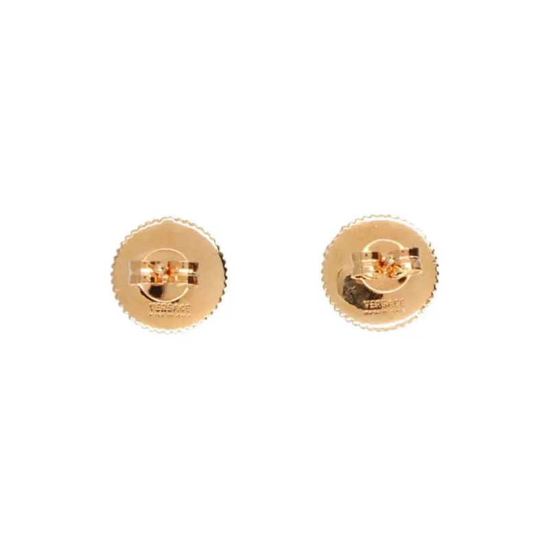 VERSACE POE Wool Earrings Men's Gold-1