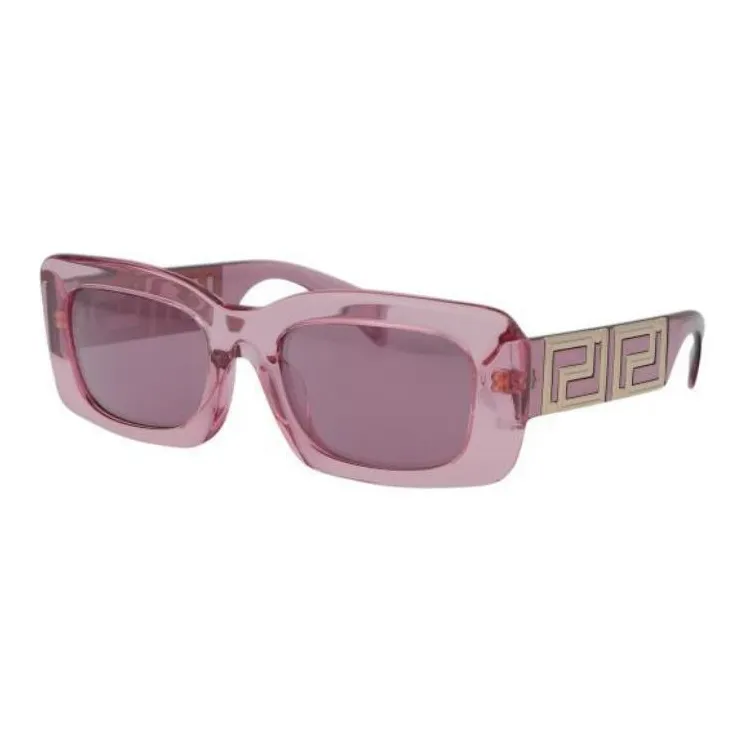 VERSACE Logo-plaque Square-shape Sunglasses-0