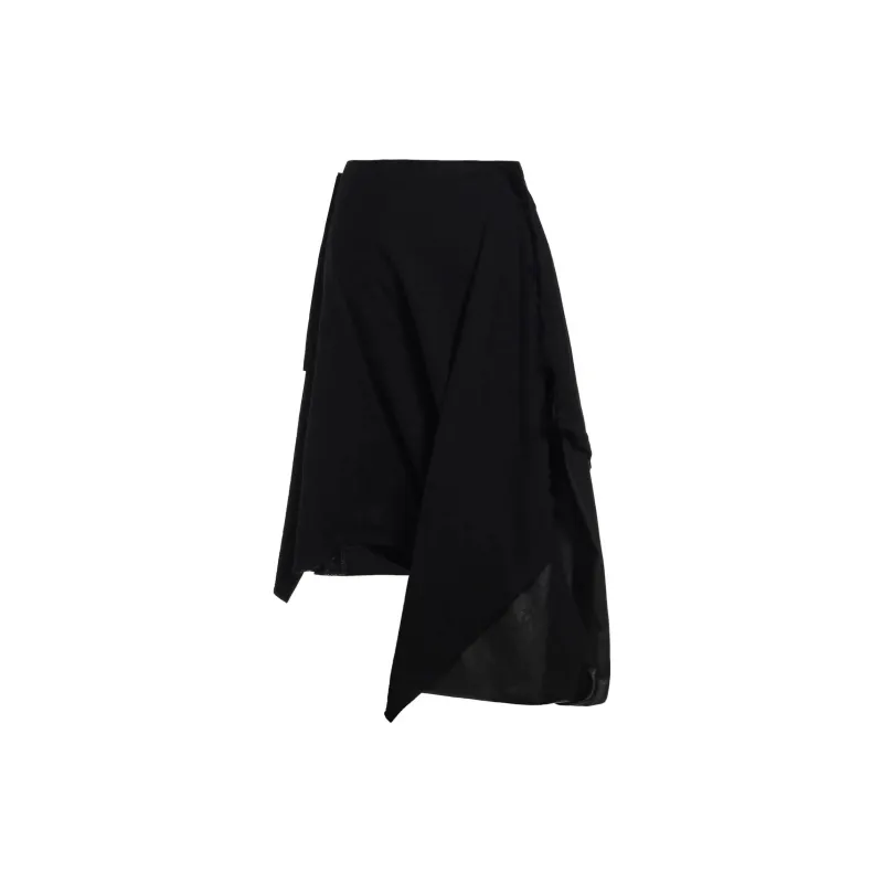 Yohji Yamamoto Casual Short Skirts Women's Black-1
