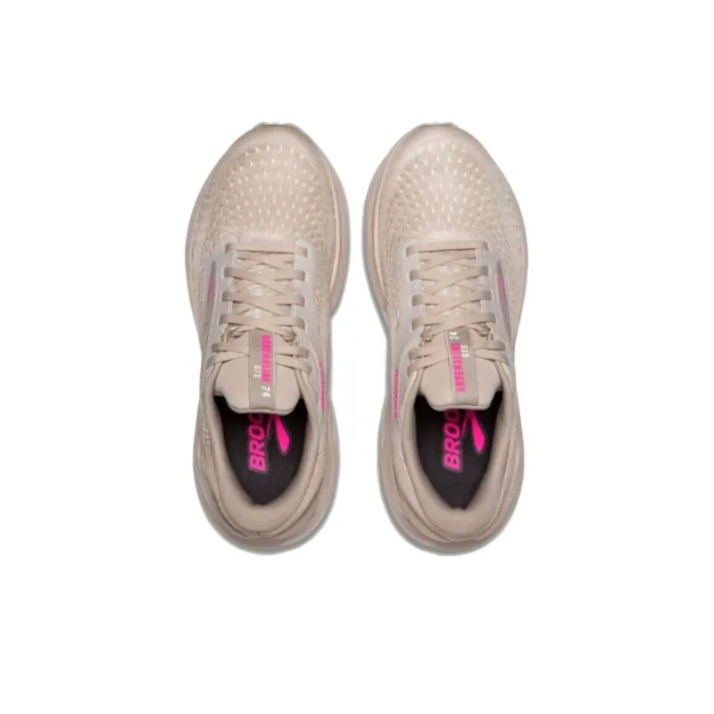 Brooks Anti Slip Wear Resistant Low Top Running Shoes Women's Pink Umber-3