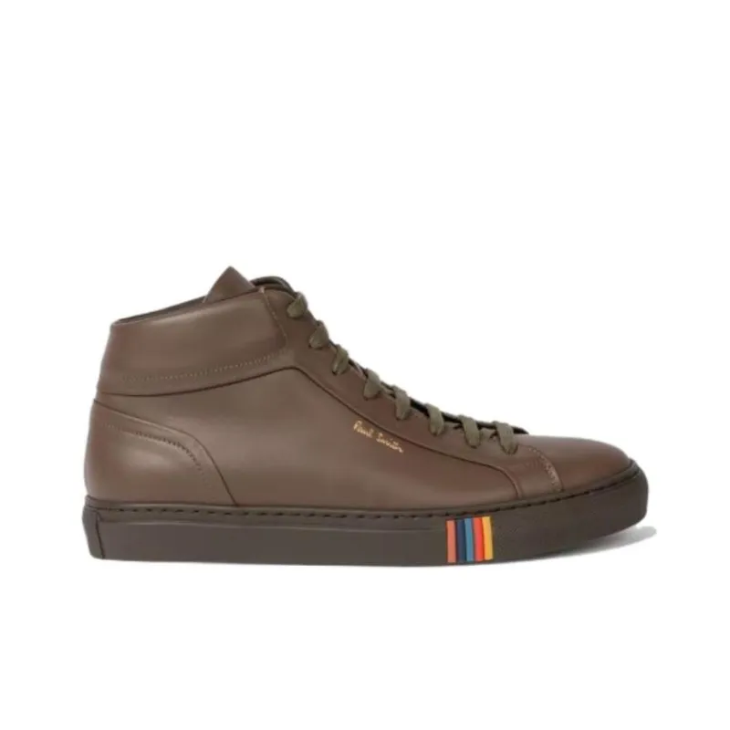 Paul Smith Basso Low-Top Skateboard Shoes Men's Brown-1