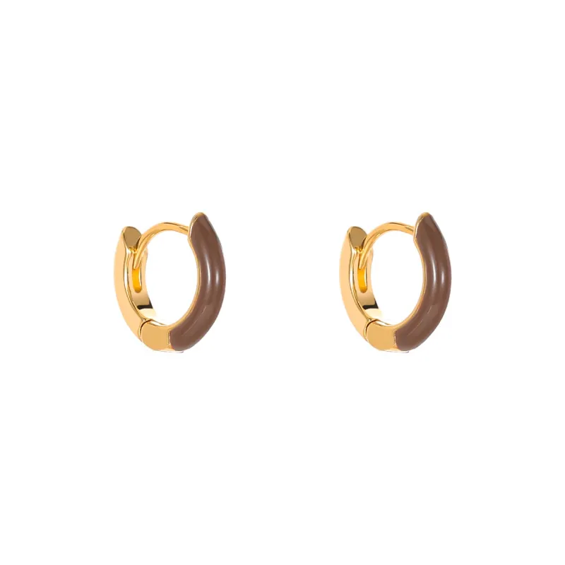 Rhymes Gold Plated Copper Earrings Women's-9