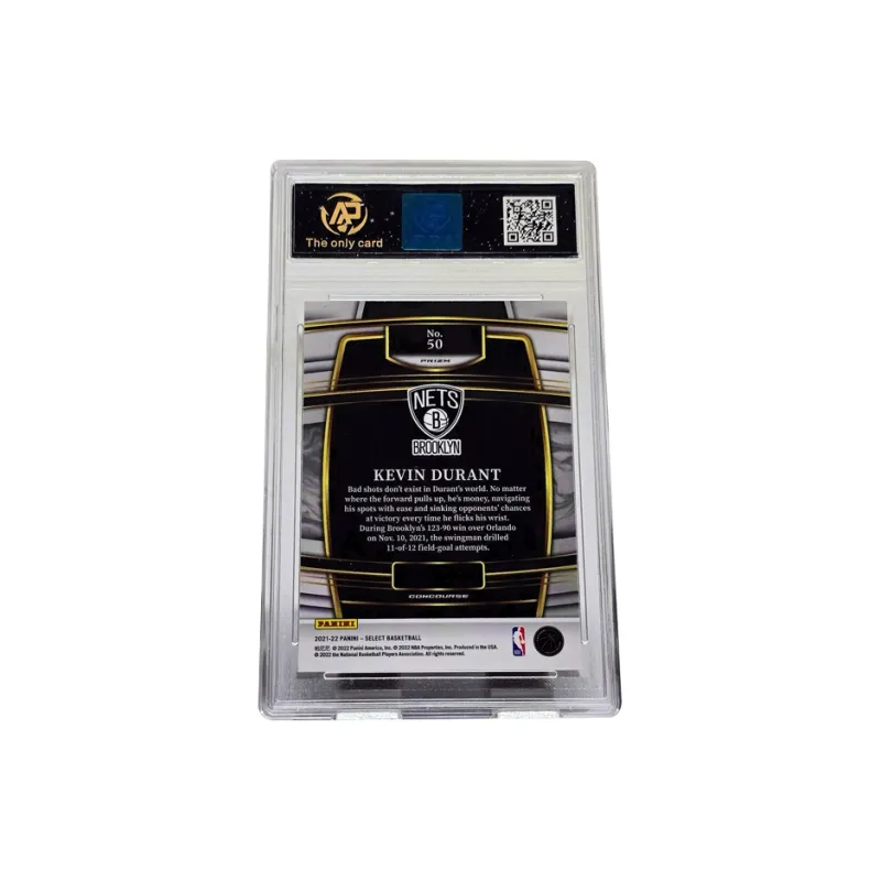 PANINI KD Player Card Select Collection, Silver Mirror Collection, Multicolor Holographic Card Graded Cards 1 Pc-1
