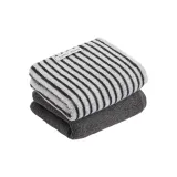 Black White Mystic Realm+Twilight Gray (Two Towels)