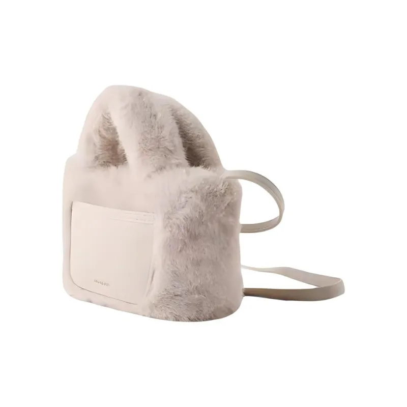 ZARA Polyester Handbag Shoulder Bag Crossbody Bag Regular Kids' White-1