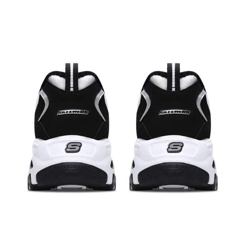 Skechers D'Lites 1.0 White/Black Women's-7