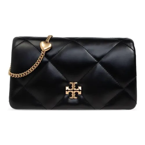 TORY BURCH Kira Leather Shoulder Bag Women's Black