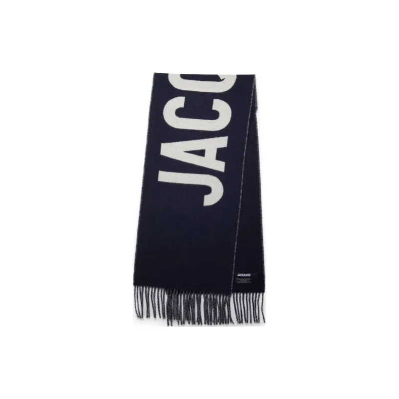 Jacquemus Fringe Logo Scarf-1
