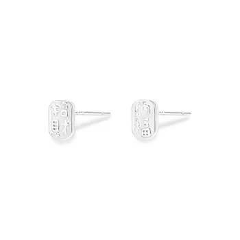 ETAHLOVE Sterling Silver Stud Earrings Women's Student Couple Date Gift For Girlfriend's Birthday Anniversary Box