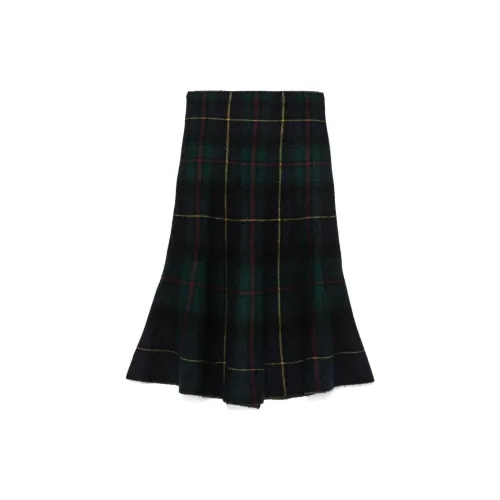 Polo Ralph Lauren Plaid Flared Skirt