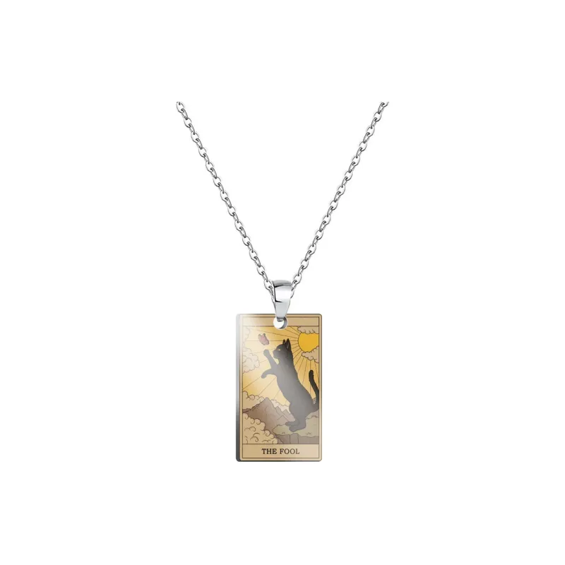 CENTURY&KINDLE Titanium Steel Necklaces Unisex-0
