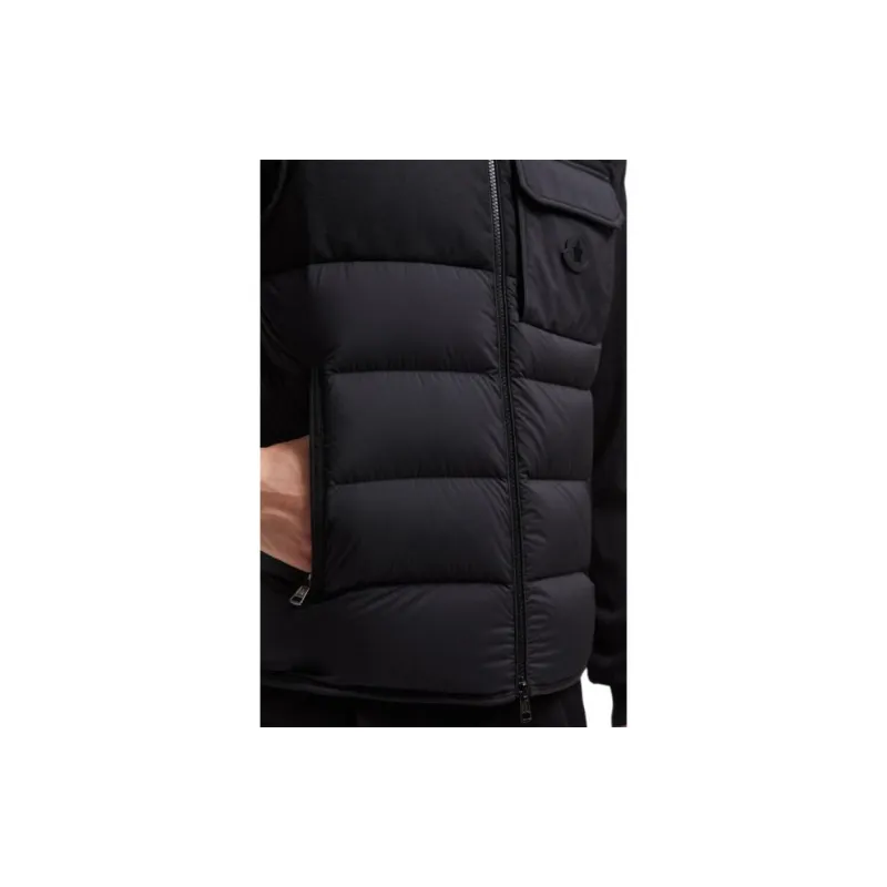 Moncler Logo Patch Padded Vest-5
