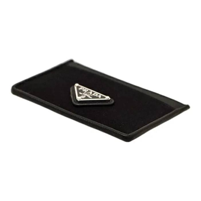 PRADA Nylon Card Holder Women's Black-1