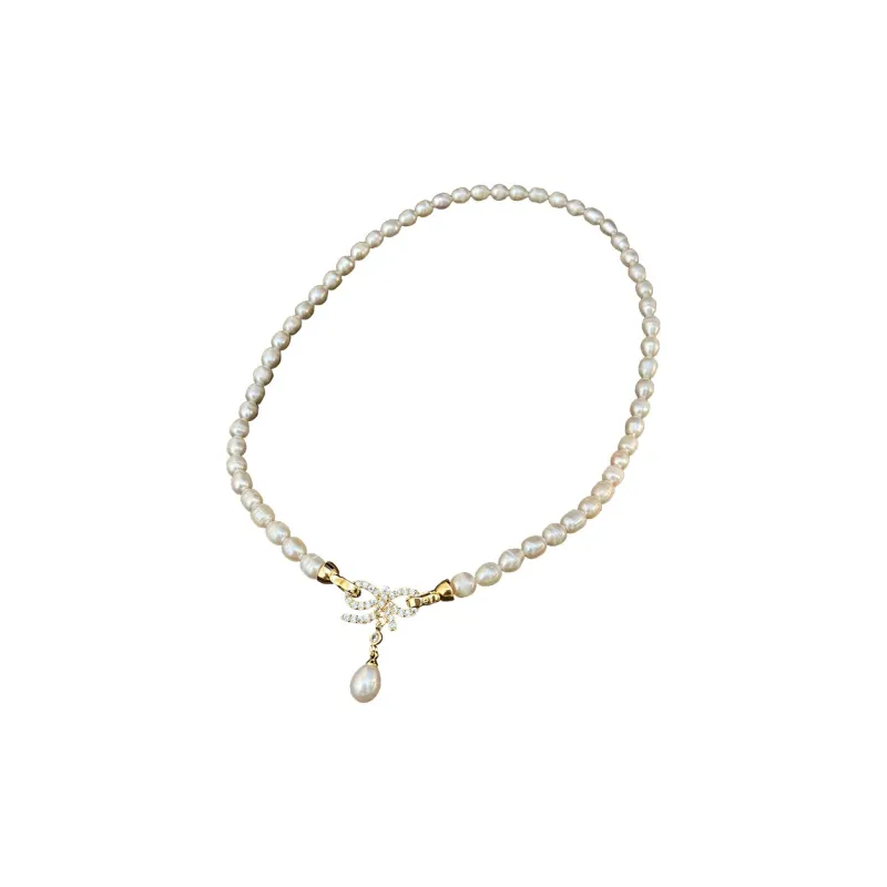 Andaozi Freshwater Pearl Necklaces Women's-0