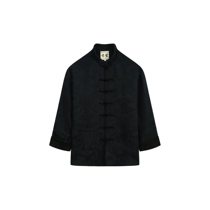 XUANSHENG Puffer Jacket Men's Navy Blue-5