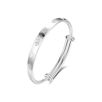PRP S999 Fine Silver Sterling Silver Bracelets Women's