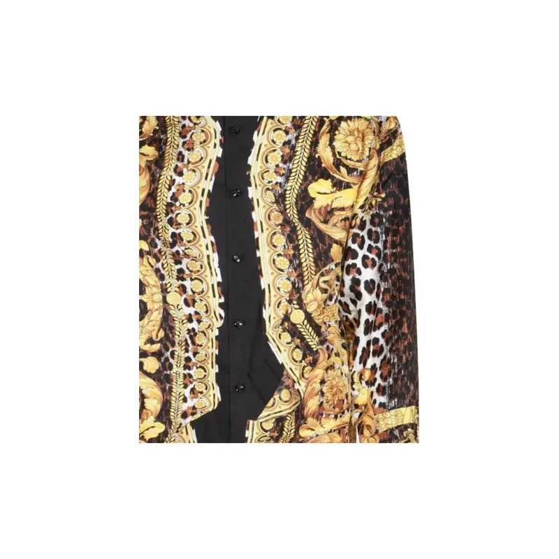 VERSACE Barocco Printed Button Up Shirt-3