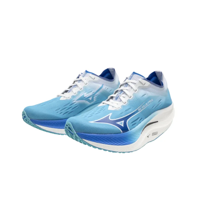 Mizuno Wave Rebellion Pro 2 Anti-Slip Wear-Resistant Low-Top Casual Running Shoes Women's Blue-2