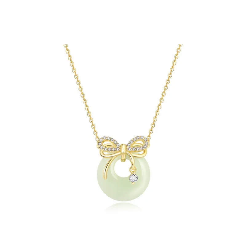WEITIANXUAN Hetian Jade Necklaces White Jade/Pale Greenish White Jade Unisex-0