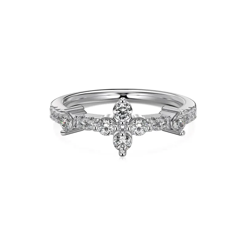 KAILEIFU S925 Silver Rings Women's Silver-1