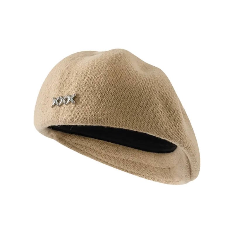 AAJF Polyester Cotton Blend Berets Women's-1
