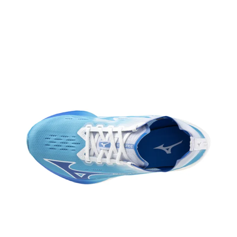Mizuno Wave Rebellion Pro 2 Anti-Slip Wear-Resistant Low-Top Casual Running Shoes Women's Blue-3