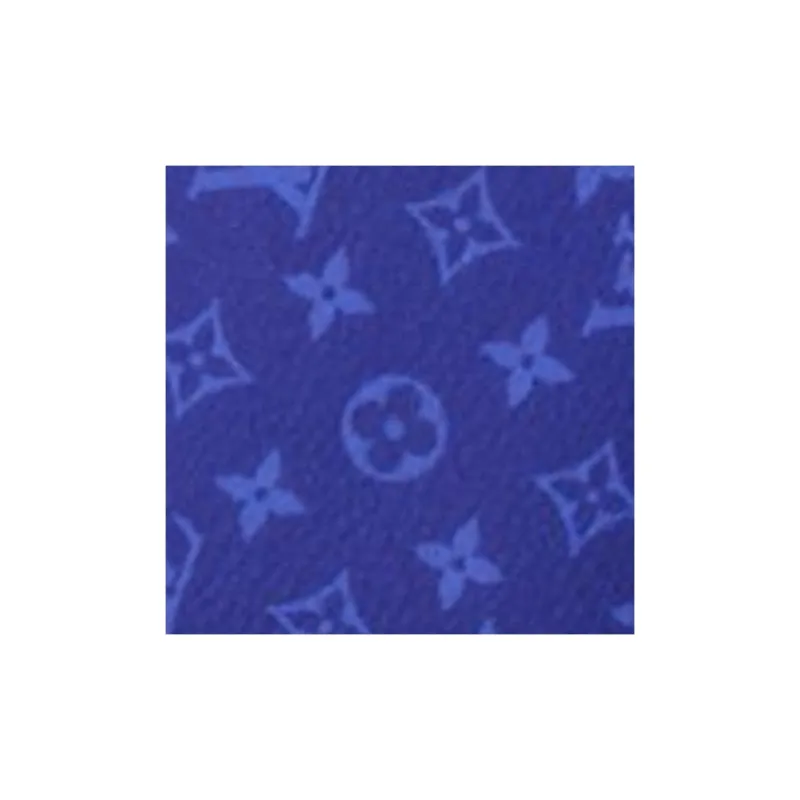 LOUIS VUITTON Crab Leather Crab Bag Coin Purse Earphone Case Charm Bag Merch Men's Indigo-3