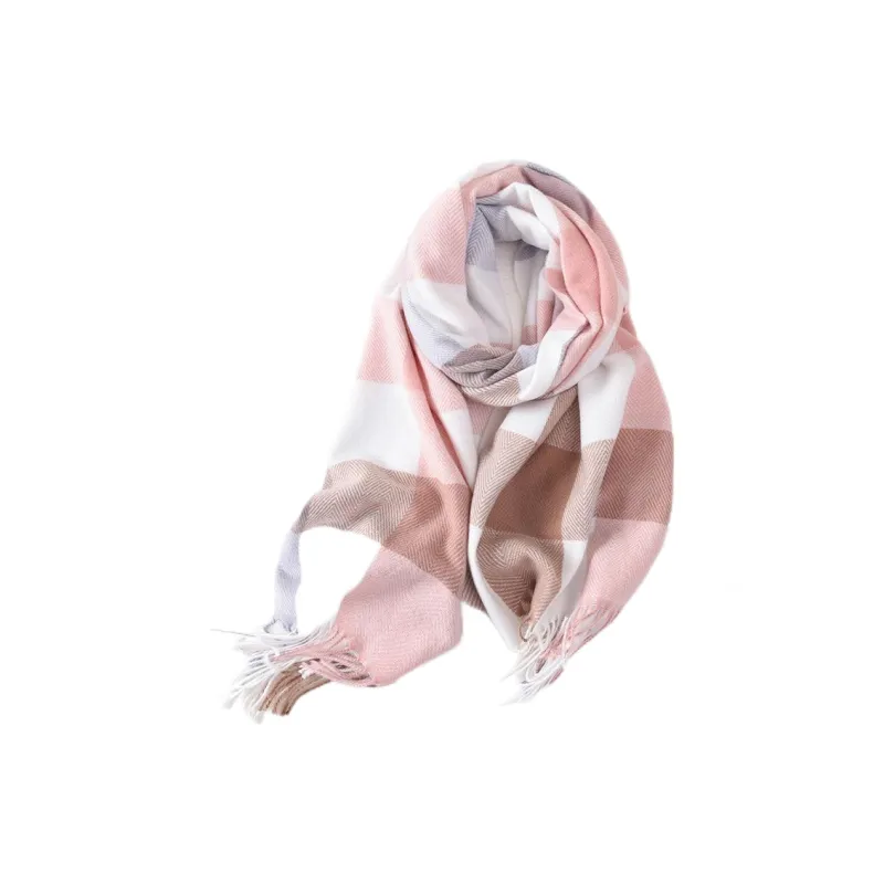 EEEENO Polyester Knit Scarves Unisex-6