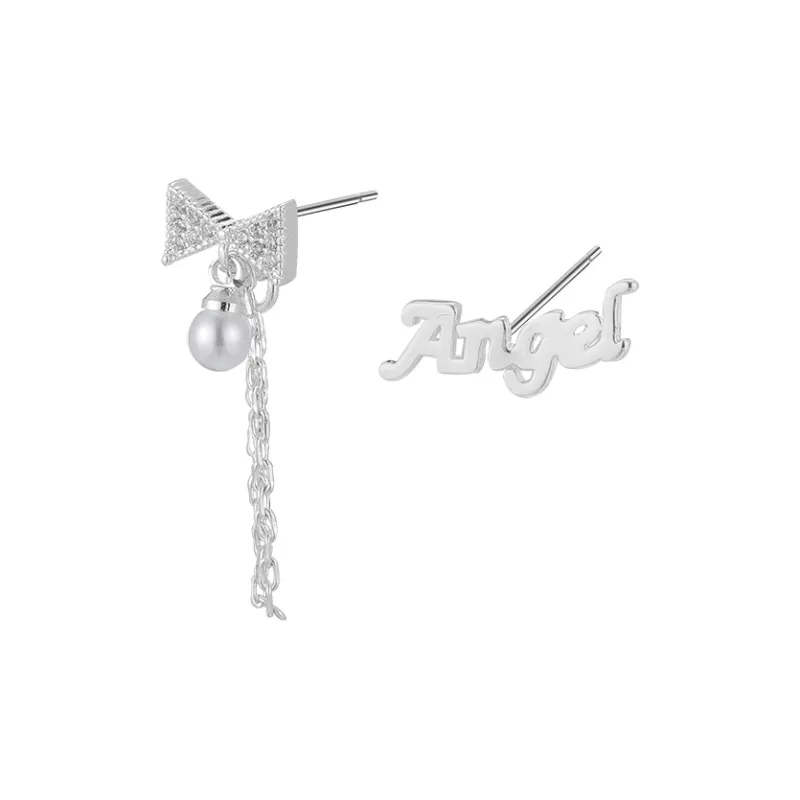 EAR PARTNER 925 Sterling Silver Stud Earrings Women's-0