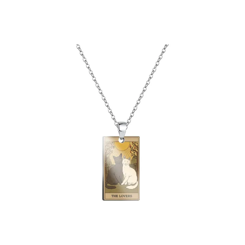 CENTURY&KINDLE Titanium Steel Necklaces Unisex-6
